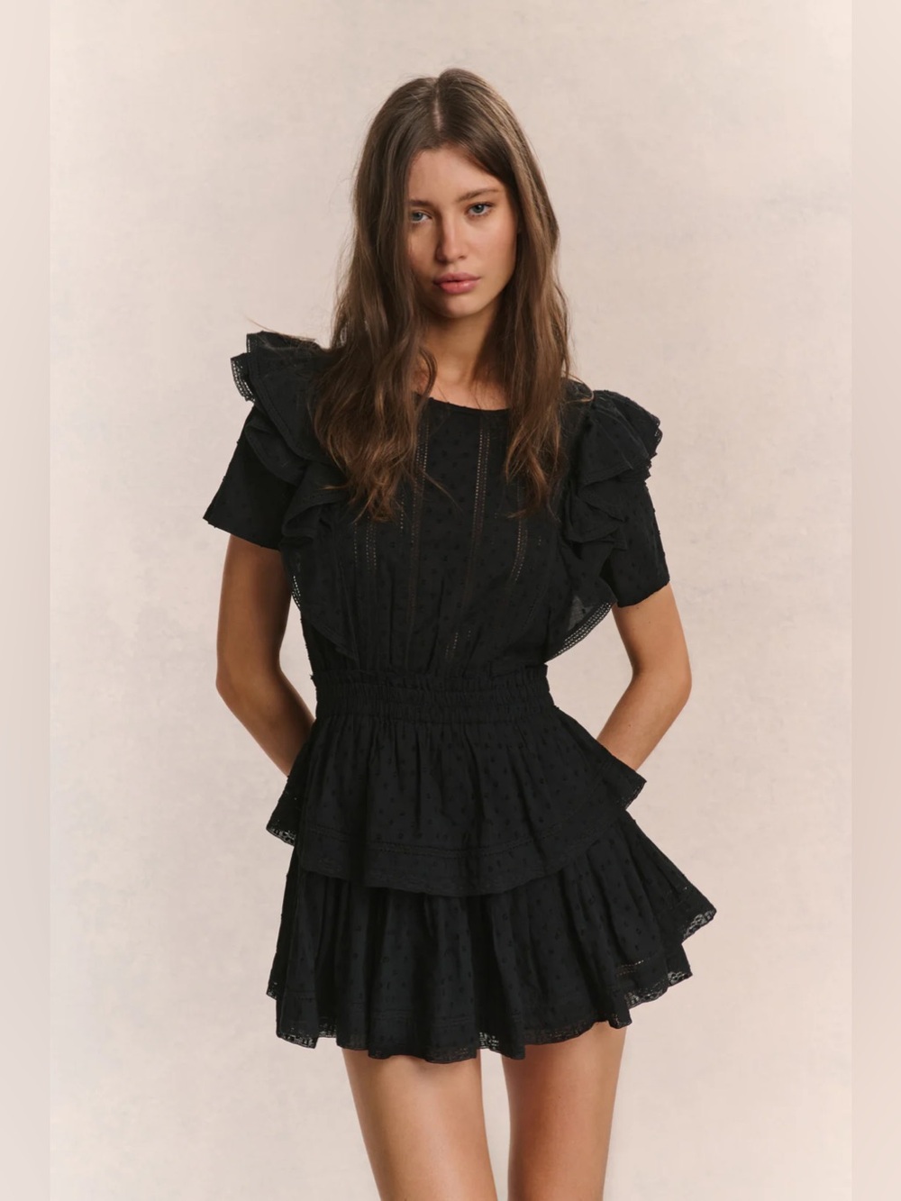 LoveShackFancy Natasha Heritage Mini Dress - EUC